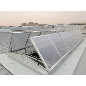 三角型排烟天窗安装