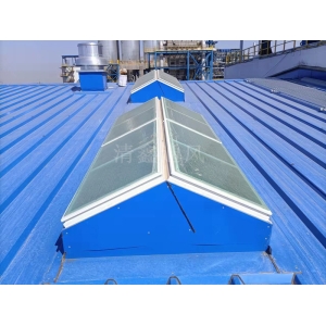 三角形电动采光排烟天窗